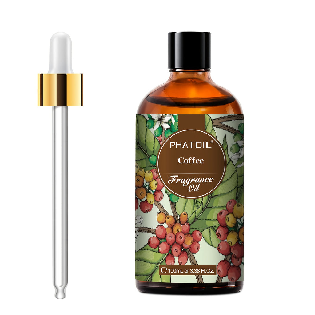 Coffee Scented Oil, 3.38fl.oz - Long-Lasting Aroma for Diffusers & Candles, Perfect for Home Fragrance